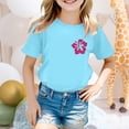 thumbnail image 5 of Gubotare Shirt for Girls Birthday Girl Shirts Toddler Kid Girls T-Shirt Birthday (Light Blue,3-4 Years), 5 of 8