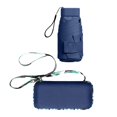 thumbnail image 3 of de viaje, mini para , ligero pequeño para el sol, traje compacto para bolsillo con estuche (no automático) , Azul oscuro Fernando Paraguas de viaje, 3 of 8