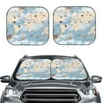 thumbnail image 2 of Qekee Animals Travel World Map Foldable Car Sun Shade - 2-Pack, Car Windshield Sunshades, Foldable - Medium, 2 of 7