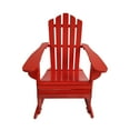 thumbnail image 2 of LiviNest Red Adirondack Rocking Chair for Home Office & Relaxation - Sturdy Wooden Rocker with Wide Seat & Armrests - Comfortable Indoor & Outdoor Use for Adults & Creative Professionals, 2 of 6