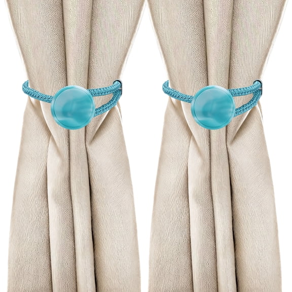Uxcell 2 Pack Curtain Holdbacks with Buckle, Rope Curtain Tiebacks Drape Holder Decorative Tie Backs Decorative Rope Accessories for Home Office Thin or Sheer Window Drapes Decor, Pink