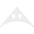 thumbnail image 2 of Ekena Millwork 36"W x 21"H x 1"P (14/12) Pitch Winston Architectural Grade PVC Gable Pediment, 2 of 5