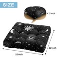 thumbnail image 7 of Astral Solar Meditation Cushion - Dark Aesthetic Floor Pillow for Adults, Supportive PP Cotton Filling, Multipurpose for Yoga & Lounging, 7 of 7