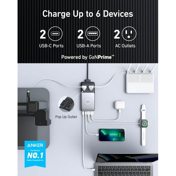 【R&M】Anker 727 Charging Station GaNPr Anker 727 Charging Station (GaNPrime 100W) | USBポート付き
