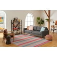thumbnail image 3 of SAFAVIEH Kilim Leon Striped Cotton Area Rug, Blue/Red, 4' x 6', 3 of 9