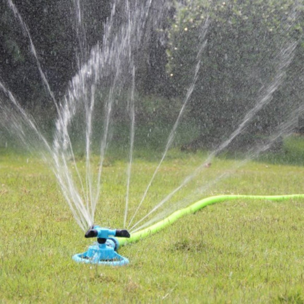 Buy QIFEI Lawn Sprinkler, Automatic 360 Rotating Adjustable Garden