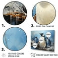 thumbnail image 3 of Designart "Wonders Of The Snowy Penguin Clan I" Penguin Floater Framed Wall Decor, 3 of 5