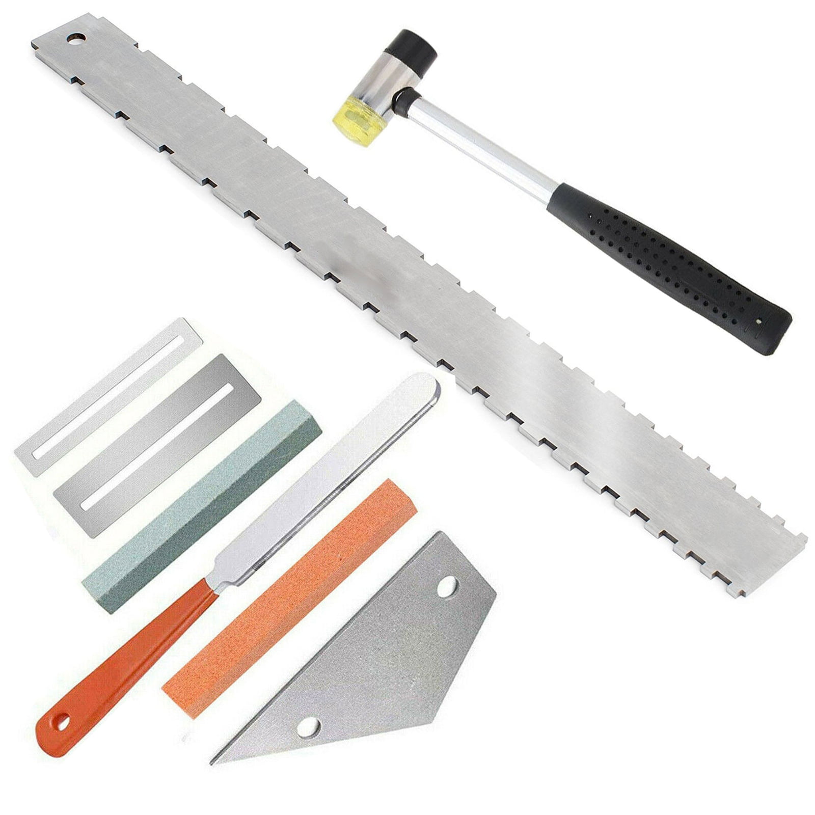 Guitar Luthier Tools Hammer File Fret Crowning Rocker Grinding Straight Edge