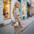 thumbnail image 7 of FORMRS Women Crossbody Purse with Chain Strap Vegan Leather Shoulder Handbag, Baseball Pattern, 7 of 7
