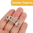 thumbnail image 2 of AURARMLET Kit de Fixation pour Meubles en Acier Inoxydable à Ouverture Complète Invisible Plaqué Argent Matériel Combiné, 2 of 4