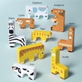thumbnail image 4 of maskred Plastic Stacking Games Toy for Kids Animal Balance Blocks Games Educational Stacking Building Block for Children Adults No.02, 4 of 6
