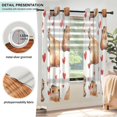 thumbnail image 3 of Yayeee Window Curtains Set of 2 for Living Room Light Filtering 63"x42", Capybara Heart Pattern, 3 of 7