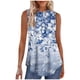 thumbnail image 3 of TaTaai Summer Women Random Print Tank Top Regular Fit Sleeveless Crew Neck Pullover Breathable Machine Washable No Fading Casual Fashion Daily Wear Top Gift, 3 of 6