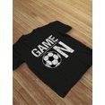 thumbnail image 5 of Tstars Soccer Toddler T-shirt - Ideal Birthday Gift for Young Soccer Enthusiasts - Boys Sporty Tee - Game On Soccer Fan Gear - Toddler's Comfortable & Durable Sportswear, 5 of 6