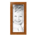 thumbnail image 2 of ArtToFrames 6" x 14" Honey Picture Frame, 6x14 inch Brown Wood Poster Frame (WOM-4097), Pack, 2 of 6