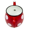 thumbnail image 5 of Dinnerware Decorative Tea Kettle Red White Polka-dot Enamelware Teapot 1.1-qt. (1 L), 5 of 6
