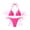 Pink #50, variant on Dresfit Casual Two Piece Swimsuit Set - Comfortable Bikini for Beach Vacation Sky Blue S