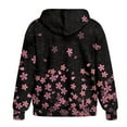 thumbnail image 2 of SCRAWLGOD Cherry Blossom Hoodies for Women Zip Up Lightweight Jacket Long Sleeve Women Oversized Sweatshirt Elastic Zip Hoodies for Women Trendy Size XL, 2 of 7