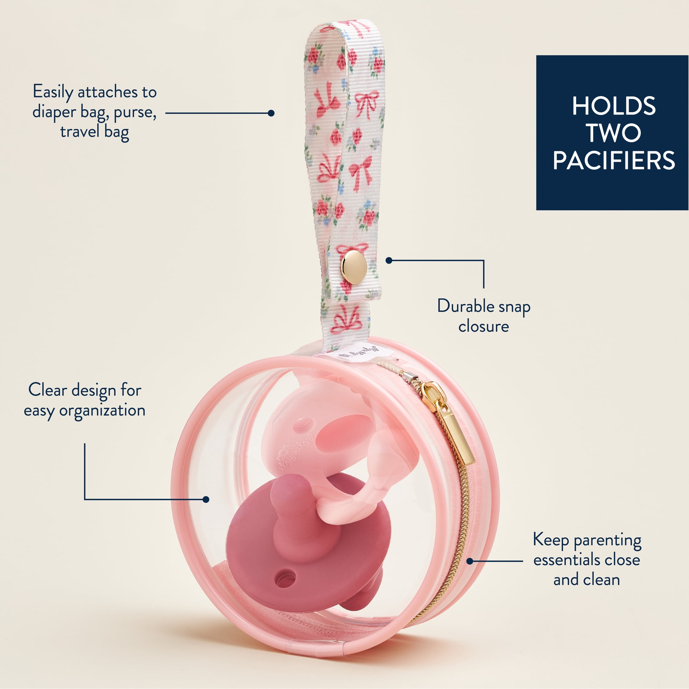 Itzy Paci Case™ Ribbons & Roses