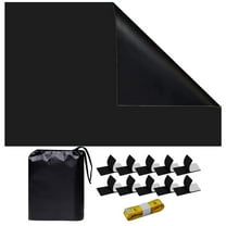 Fenull Temporary blackout self-adhesive DIY cut curtains 1.45*1m,Window Curtains Portable Curtains Room Curtains for Baby Nursery Bedroom Dormitory Or Travel Use,Curtain