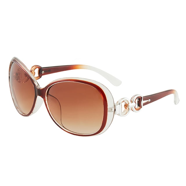 Gafas de sol retro de montura grande a la moda europea y americana, hechas de PC