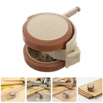 OUNONA 4pcs Crib Rubber Caster Wheels with Brake Silent Swivel Casters Universal Fit for Stroller Furniture Walker Office Chair