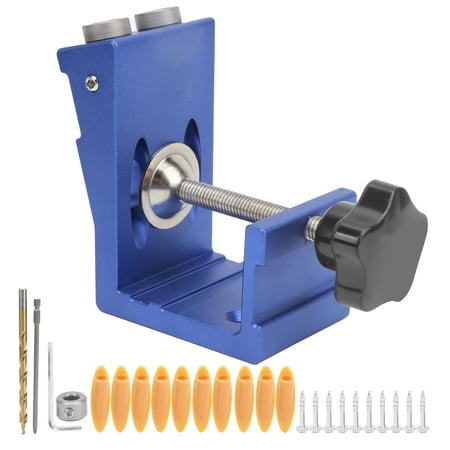 

Reiche Oblique Hole Locator 2‑Hole Pocket Woodworking Positioning Tools Jig System 10mm‑35mm