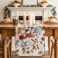 thumbnail image 2 of Table Runner 90 Inches Long for Kitchen Dining, Red Mushrooms Dresser Scarf Farmhouse, Dining Table Decorations for Wedding/Parties, Elegant Pastoral Botanical Watercolor 13 x 90 In, 2 of 8