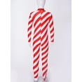thumbnail image 4 of iEFiEL Kids Girls Christmas Candy Cane Costume Long Sleeve Striped Jumpsuit Gymnastics Unitard Festival Party Bodysuit Red 12, 4 of 7