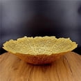 thumbnail image 1 of Red Pomegranate Collection 2782-1 16 in. Coral Centerpiece Bowl, Gold, 1 of 1