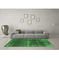 thumbnail image 3 of Ahgly Company Indoor Rectangle Oriental Emerald Green Industrial Area Rugs, 5' x 7', 3 of 4