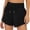 Black, variant on YVNAURA Women's High Waisted Athletic Shorts with Pockets, 2026 Summer Elastic Waist Quick Dry Running Shorts for Women, Loose Fit Stretchy Gym Workout Shorts for Outdoor Sports,Light Ashy,L