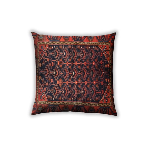 Ahgly Company Indoor Square Traditional Throw Pillow, 18 inch by 18 inch