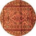 thumbnail image 1 of Ahgly Company Indoor Round Persian Orange Traditional Area Rugs, 6' Round, 1 of 1