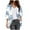 White, variant on Women's Casual J Fashion Print Lightweight And Comfortable Beach Vacation Chiffon Cardigan Sun Cardigan Sun Shirt Women Uv Protection Shirts for Women