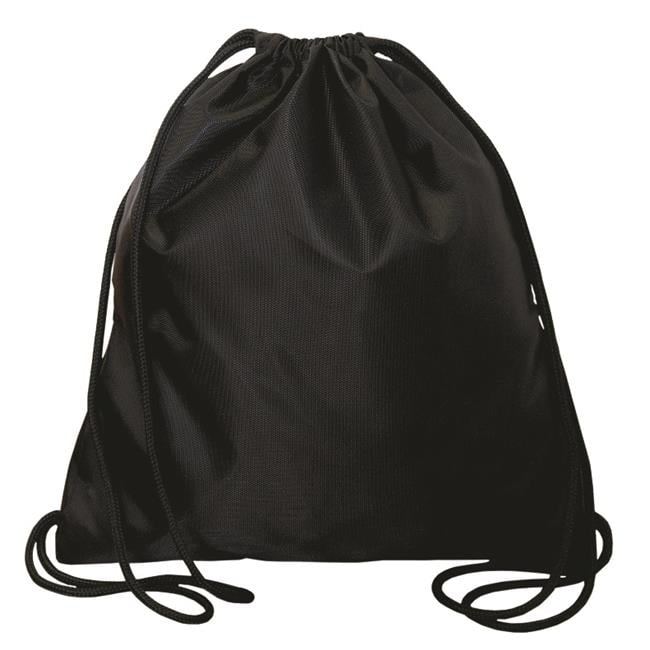 Debco - Debco P5036 Metallized Grommets Drawstring Backpack - Black ...