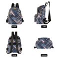 thumbnail image 4 of FORMRS Mini Backpack Purse for Women Travel Daypack Casual Shoulder Bag, Black Stripes, 4 of 7