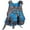 Blue, variant on Bassdash Lightweight and Durable Unisex Fishing Vest pack, One Size, Green