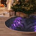 thumbnail image 6 of KLL Purple Plant White Tiger Christmas Tree Skirt 36" ,Party Decorations Farmhouse for Christmas Decorations Holiday Party, 6 of 6