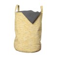 thumbnail image 1 of Abstract Laundry Bag, Hand-drawn Style Wavelike Lines in Horizontal Alignment Minimalist Artwork, Basket with Handles Drawstring Closure for Laundromats, 13" x 19", Mustard and White, by Ambesonne, 1 of 4