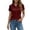 A-RD31410, variant on XIAOCHA Womens Solid Polo Shirt Collared Short Sleeve Button Placket Golf Top Casual Blouse