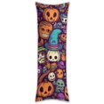 thumbnail image 1 of Funda de almohada de Halloween, funda de almohada larga de cuerpo entero, almohada de compañero de juegos para niños, cojín de sofá, muebles para el hogar, decoraciones de cama de 20" x 54", 1 of 5
