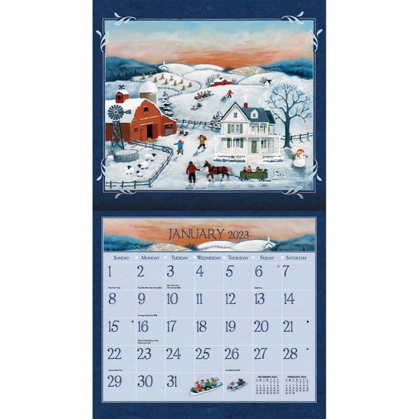 Lang Folk Art(tm) 2023 Wall Calendar (Calendar) - Walmart.com