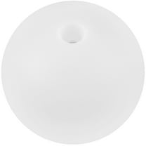 UPOUART White Round Acrylic Globe Light Shade, Replacement Lamp Cover for Home and Office Lighting, 1 Set