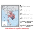 thumbnail image 4 of HISTORIX Vintage 1970 Khmer Empire Cambodia Map Print - Vintage Map of The Khmer Empire in Cambodia Wall Art - Cambodia History Map Poster, 4 of 7