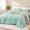 Aqua, variant on Brown King Size Comforter Set, 3-Piece Prewashed Bedding with 1 Comforter (104 x 90 in) & 2 Pillowcases, Lightweight, Breathable, All-Season
