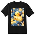 thumbnail image 2 of Plus Size Shirt for Women Black Tops for Women Short Sleeves Shirt for Women Cute Ducks T Shirt Crewneck Shirt for Women XL, 2 of 5
