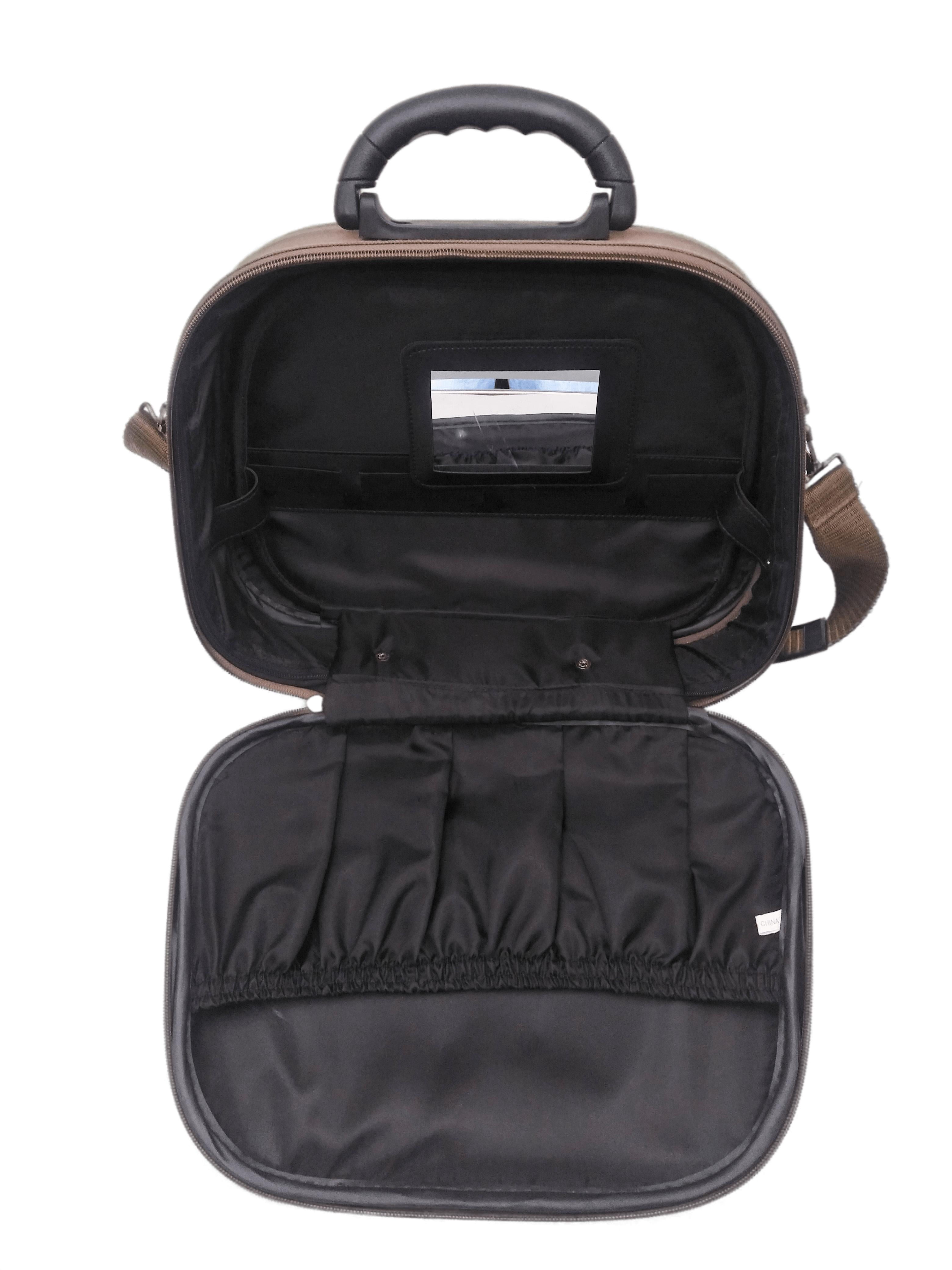 Bravo! Small Briefcase Luggage Carry On Khaki