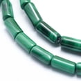 thumbnail image 3 of Natural Malachite Beads Strands Column 9~10x4mm Hole: 0.8mm 41pcs/strand 16 inch(40cm), 3 of 3