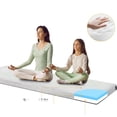 thumbnail image 4 of Sleeping Pad, Portable Camping Mat, CertiPUR-US Memory Foam Camping Mattress, Roll Up Floor Bed for Tent, Cot, Truck, Car, Outdoor Travel w/Portable Bag (3" with Pillow / 2.5" Without Pillow), 4 of 7
